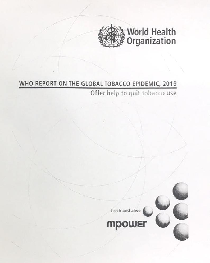 WHO launched Global Tobacco Epidemic Report 2019